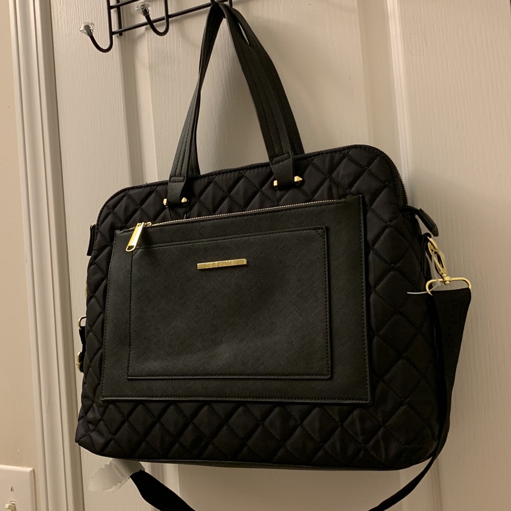 Steve Madden Laptop / Briefcase Bag | eBay Steve Madden Real leather laptop bag main image 1
